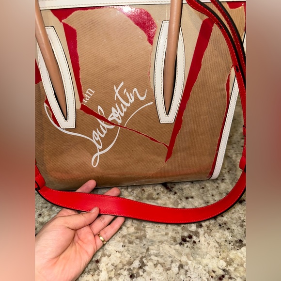 Christian Louboutin Paloma Kraft Medium Tote - Picture 3 of 16